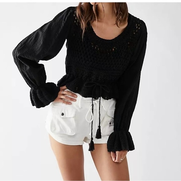 NWT Meghan crochet top from free people - Picture 1 of 7